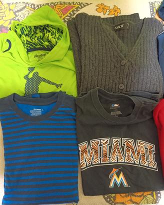 Lotto 8 capi abbigliamento misto