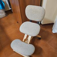 Sedia ergonomica con schienale Cinius