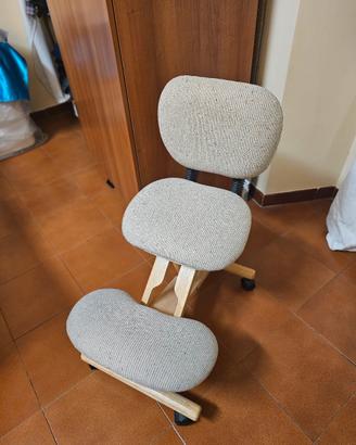 Sedia ergonomica con schienale Cinius