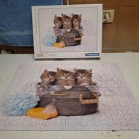 Puzzle Clementoni 500 pezzi Gattini