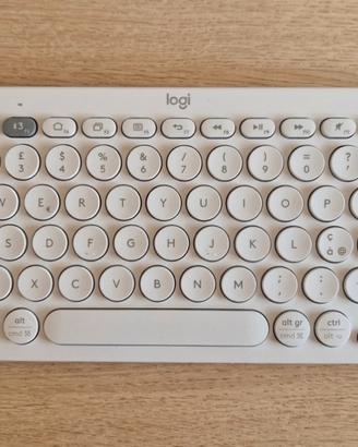Tastiera Logitech K380 Bianca - Layout Italiano 