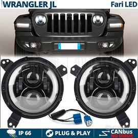 FARI Anteriori FULL LED Per JEEP WRANGLER JL Angel