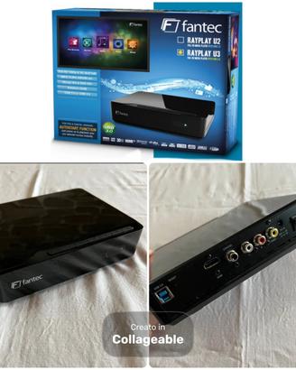 Lettore multimediale FULL HD Fantec con HD 1,5 TB