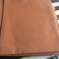 Tele Olona marrone, verde, rigata, per tendoni