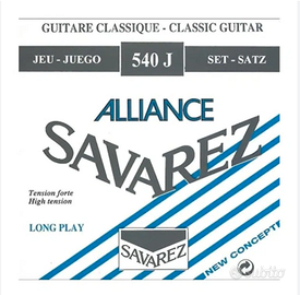 Corde per chitarra classica Savarez