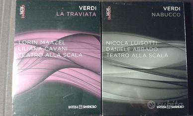 Musica, Lirica. 2 DVD Traviata e Nabucco di Verdi