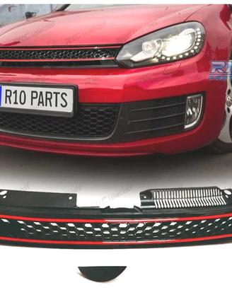 GRIGLIA VOLKSWAGEN VW GOLF 6 LOOK GTI NERO ROSSO