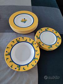 Set Servizio Piatti in Ceramica