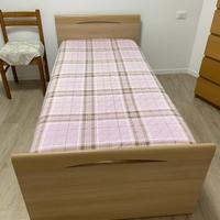 Struttura letto singolo in legno