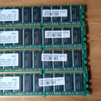 N. 4 RAM DDR PC3200.