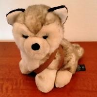 PELUCHE TRUDI cane HASKY del 1990