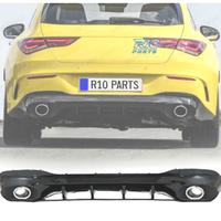 DIFFUSORE MERCEDES CLA W118 16-19 AMG NERO LUCIDO 