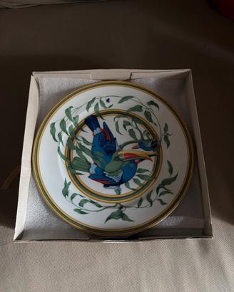 Hermès “Toucans” Set da 6 piatti piani da cena