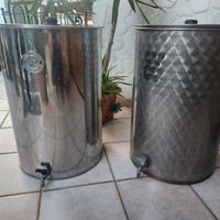 2 silos acciaio inox per alimenti 