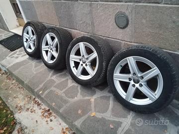cerchi il lega 16" e gomme audi A3 Skoda Seat vw