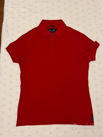 Polo Armani Jeans AJ rossa muscle fit taglia M
