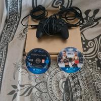 playstation 4 slim 500gb oro joystic 2 giochi