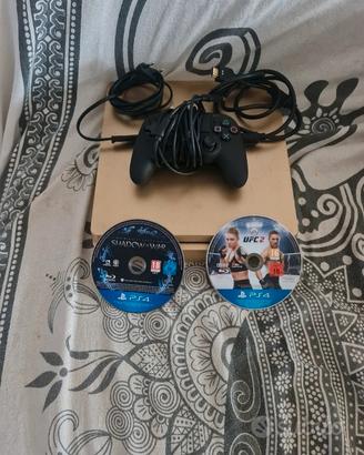 playstation 4 slim 500gb oro joystic 2 giochi