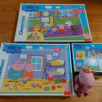 Puzzle Peppa Pig e pelouche 