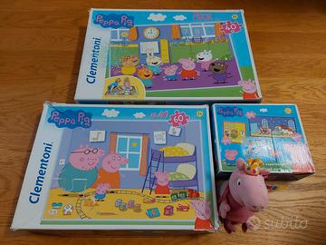 Puzzle Peppa Pig e pelouche 