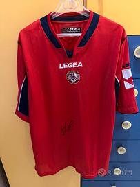 Maglia calcio AS Livorno autografata Igor Protti