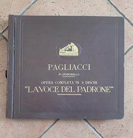Opera completa "Pagliacci" 78 giri - 9 dischi