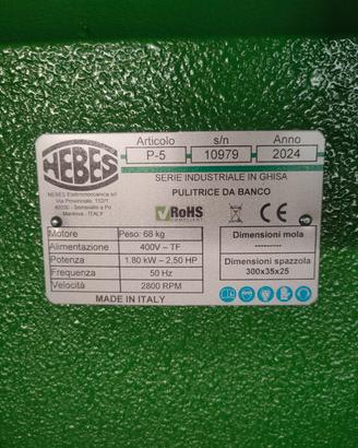 pulitrice da banco 380v NUOVA