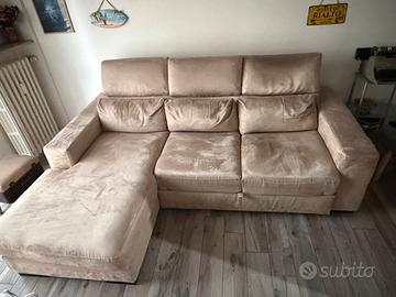 Divano poltrone sofa 4 posti color safari