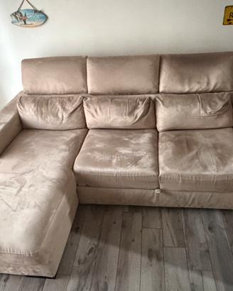Divano poltrone sofa 4 posti color safari