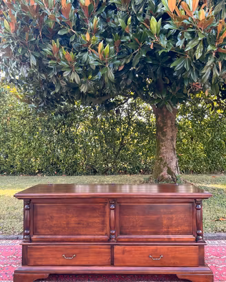 Baule cassapanca con cassetti
