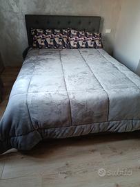 Letto una piazza e 1/2 con contenitore + materasso