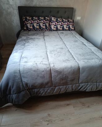 Letto una piazza e 1/2 con contenitore + materasso