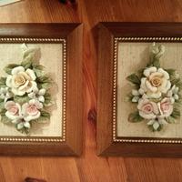 Quadri  in ceramica realizzati in stile Capodimont