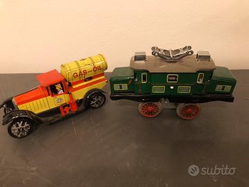 Giocattoli in latta vintage