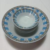 Servizio Macedonia Porcellana 7pz Made Italy Blu