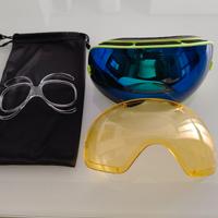 Nuova Maschera Sci Verde Lime Doppia Lente