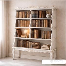 Libreria etargere intagliata