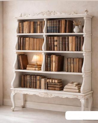 Libreria etargere intagliata