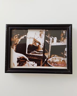 Foto d'arte vintage incorniciata - Ceramista serbo
