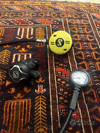 I° stadio Scubapro MK25 S600 + Octopus + manometro