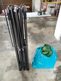 gazebo più teli protettivi laterali