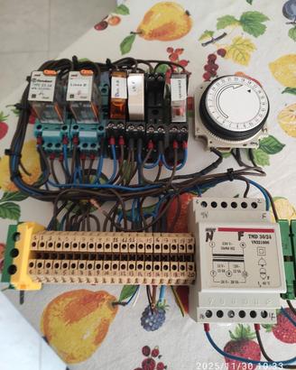 trasformatore timer relè 