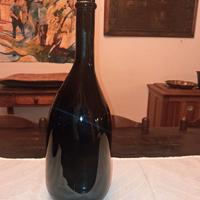 Bottiglione in vetro artigianale vintage