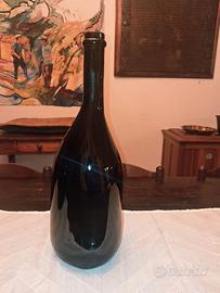 Bottiglione in vetro artigianale vintage