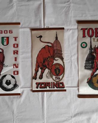 3 Gagliardetti Torino Calcio 