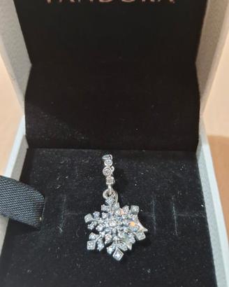 Charm Pandora doppio - fiocco di neve e stella
