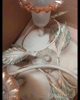 Lampadario vetro di murano Artigianale 