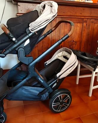 Passeggino Nuna DEMI Grow fratellare/gemellare 