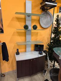 Mobile Vetrina con Mensole per Negozio o Ufficio