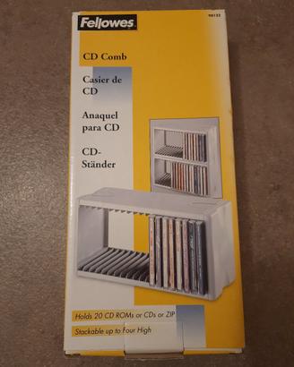 Porta cd bianco
